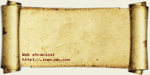 Isidora Brdarić vizit kartica